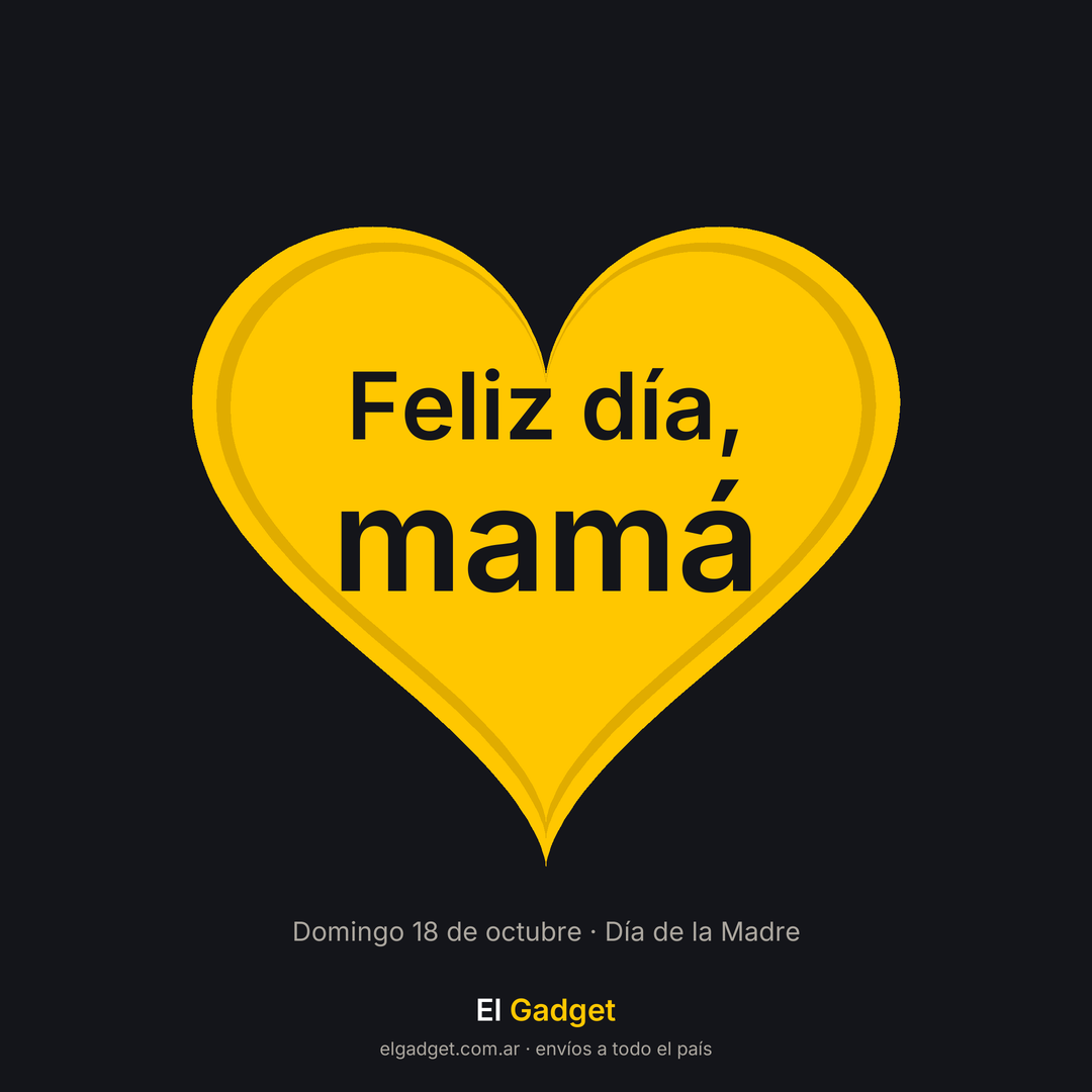 Imagen de Feliz Día de la Madre 2026 con un gran corazón amarillo y el texto 